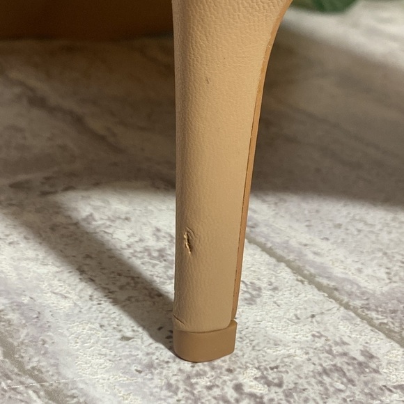 Express Zip Up‎ Faux Tan Leather-pointed toed Heeled boots NWT Women’s Size 10M - Picture 9 of 13